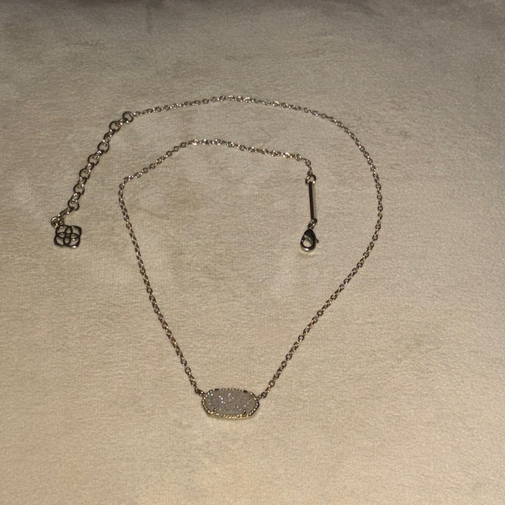 Kendra Scott Elisa with Drusy stone necklace